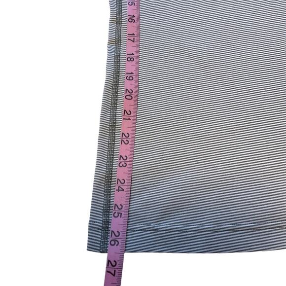 Lululemon Cool Racerback Tank Top Gray Stripe Size 6 Womens - Picture 8 of 8
